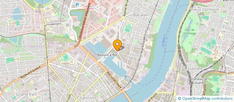 localisation de l'entreprise BBC SPIRITS  BORDEAUX