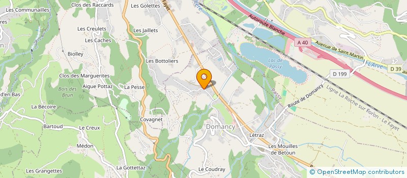 localisation de l'entreprise BBC TOITURES  DOMANCY