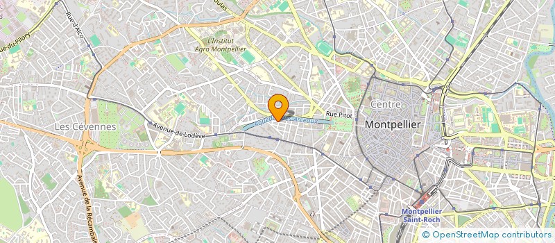 localisation de l'entreprise BBCA FRANCE à MONTPELLIER