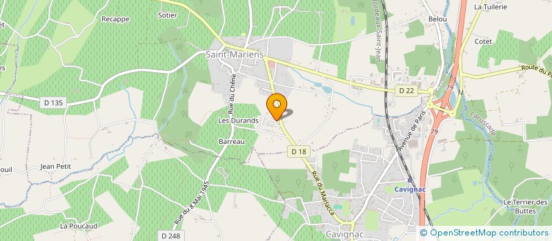 localisation de l'entreprise BBCAB  SAINT-MARIENS