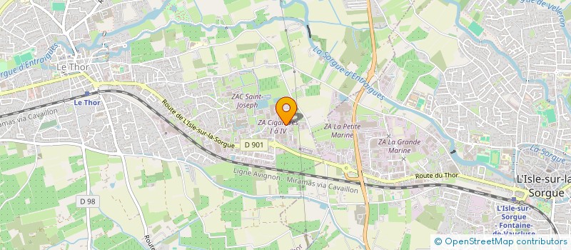 localisation de l'entreprise BBCDG  LE THOR