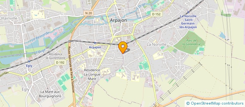localisation de l'entreprise BBCEI à ARPAJON