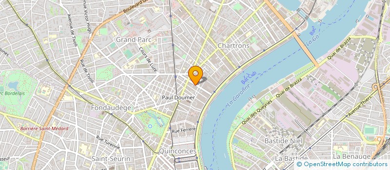 localisation de l'entreprise BBCITY à BORDEAUX