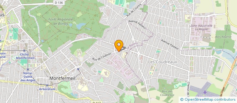 localisation de l'entreprise BBCM à MONTFERMEIL