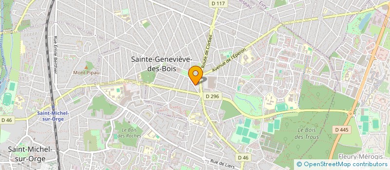 localisation de l'entreprise BBCN 786 à SAINTE-GENEVIEVE-DES-BOIS