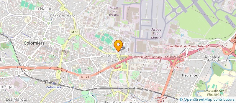 localisation de l'entreprise BBCO à COLOMIERS