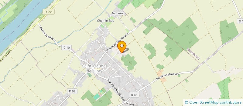 localisation de l'entreprise BBCP  SAINT-CLAUDE-DE-DIRAY