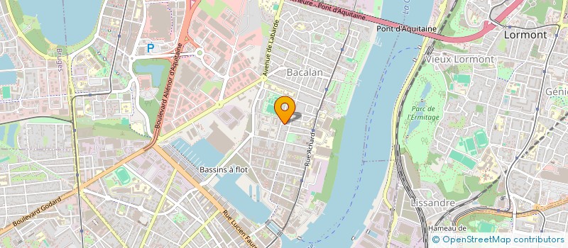 localisation de l'entreprise BBCR à BORDEAUX