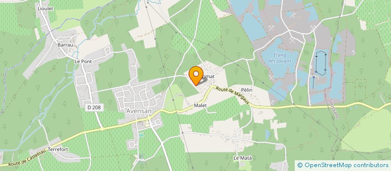 localisation de l'entreprise BBCR  AVENSAN