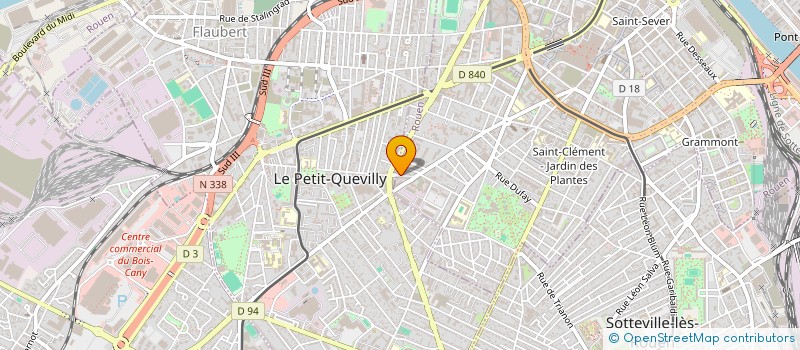 localisation de l'entreprise BBD CONSTRUCTION à ROUEN