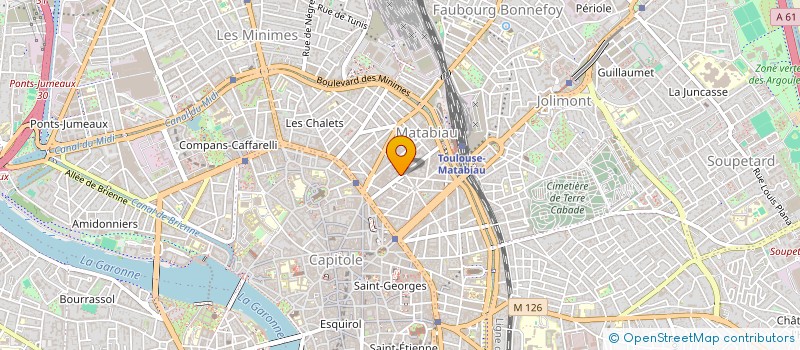 localisation de l'entreprise BBDG  TOULOUSE