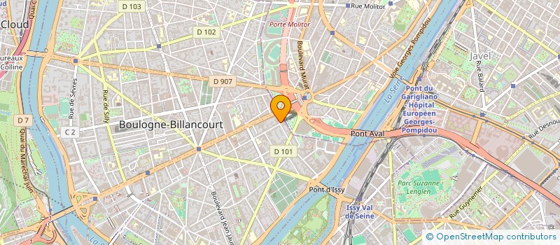 localisation de l'entreprise BBDL SA à BOULOGNE-BILLANCOURT