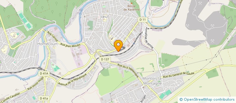 localisation de l'entreprise BBE  JUF