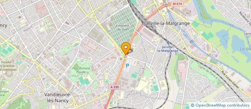 localisation de l'entreprise BBE  VANDUVRE-LES-NANCY