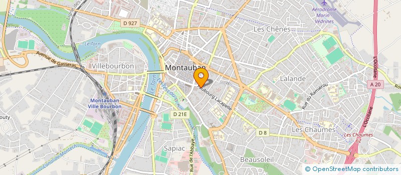 localisation de l'entreprise BBE  MONTAUBAN