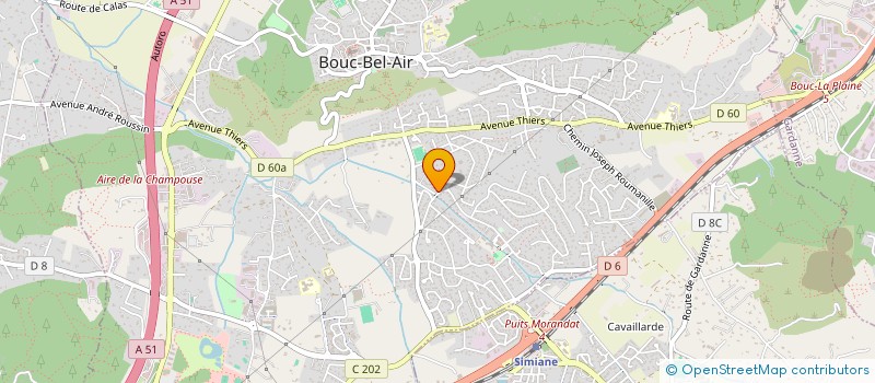localisation de l'entreprise BBE CHATEAUBRIAND à BOUC-BEL-AIR