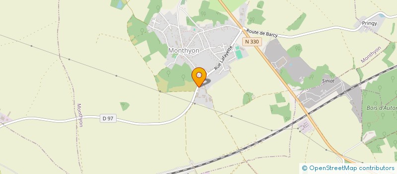 localisation de l'entreprise BBE GAZ à MONTHYON