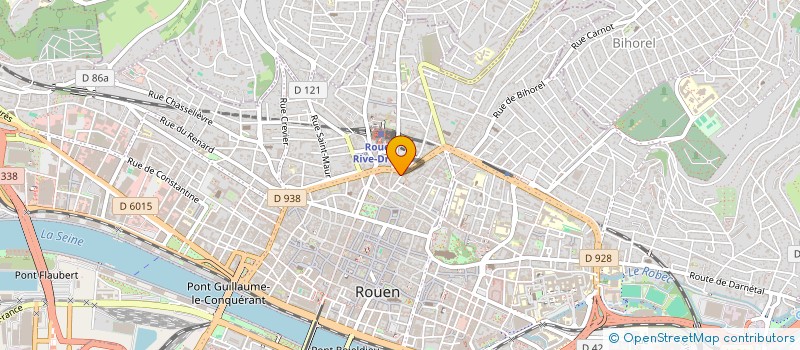 localisation de l'entreprise BBE IMMO à ROUEN