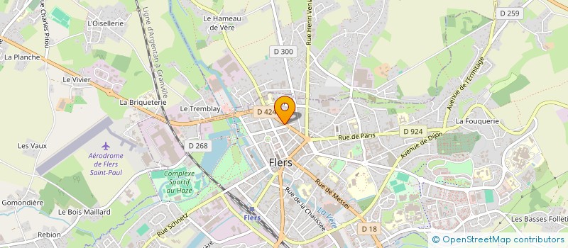 localisation de l'entreprise BBF à ATHIS-VAL DE ROUVRE