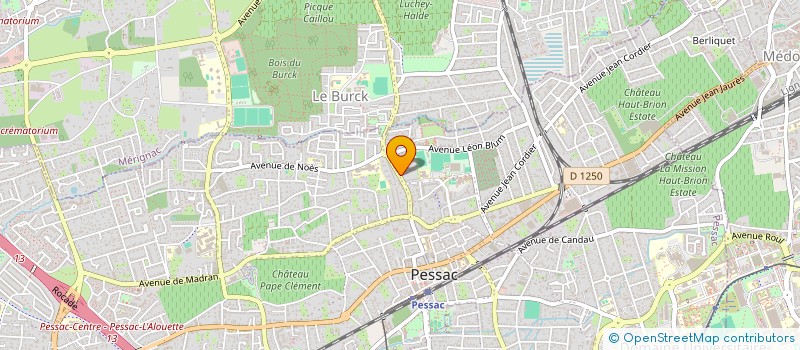 localisation de l'entreprise BBF ASSOCIES  PESSAC