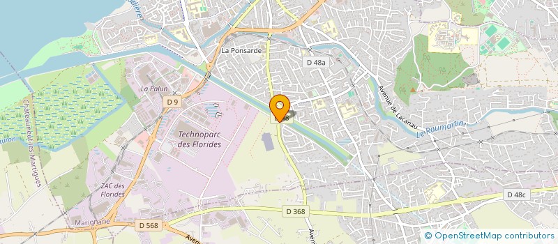 localisation de l'entreprise BBF AUTO  MARIGNANE