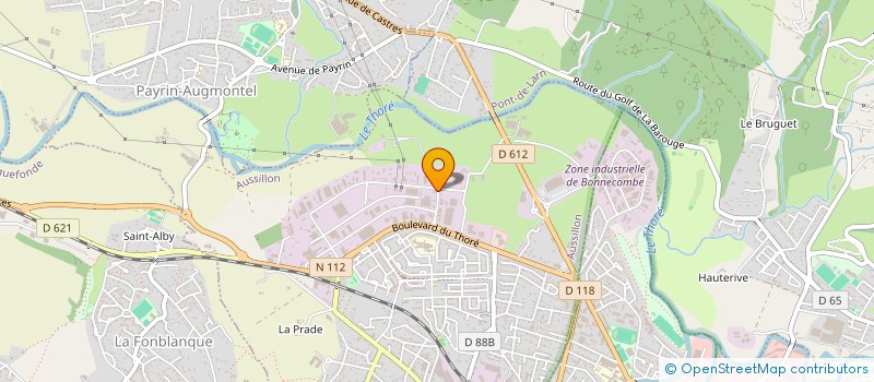 localisation de l'entreprise BBF IMMO  AUSSILLON