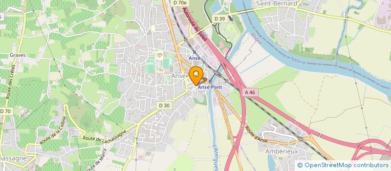 localisation de l'entreprise BBF RESEAUX à LACHASSAGNE
