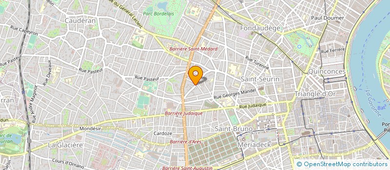 localisation de l'entreprise BBF SCM à BORDEAUX