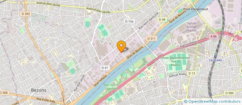 localisation de l'entreprise BBF TECHNOLOGIE à ARGENTEUIL