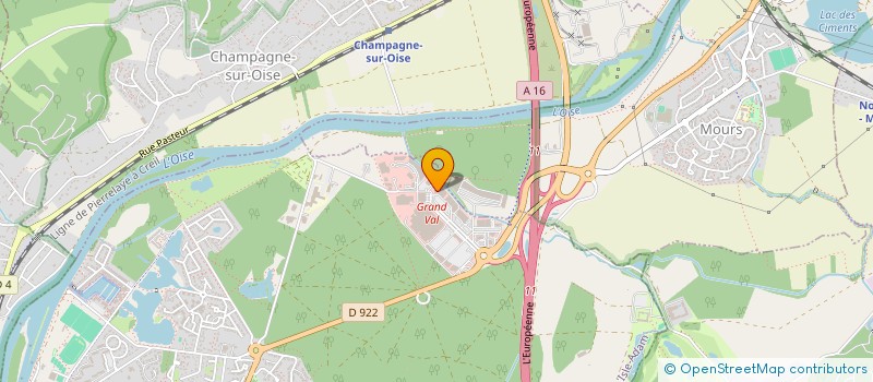 localisation de l'entreprise BBFM  L'ISLE-ADAM