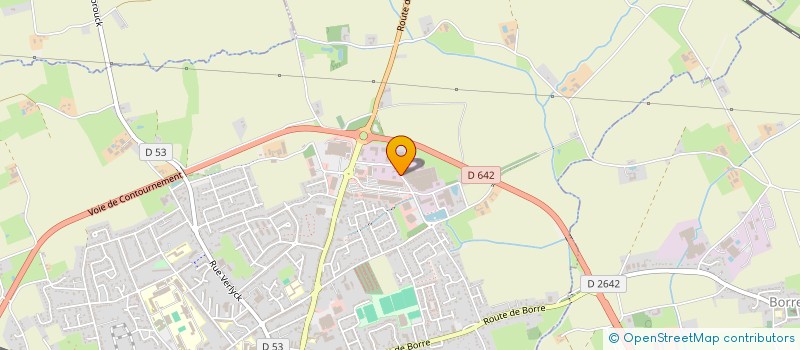 localisation de l'entreprise BBG 4 à HAZEBROUCK
