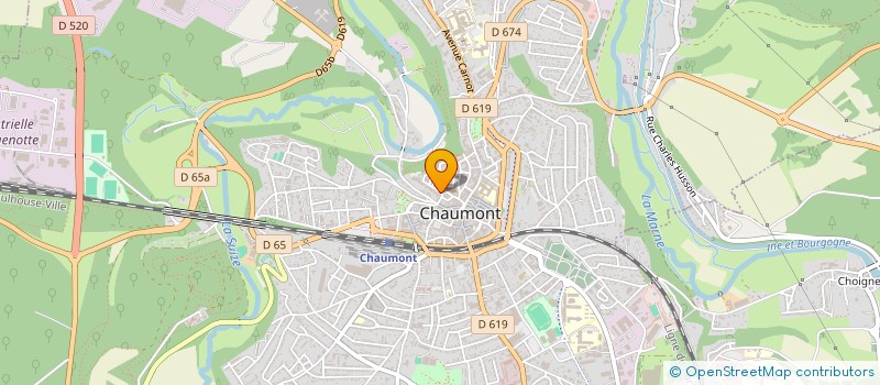 localisation de l'entreprise BBG à CHAUMONT