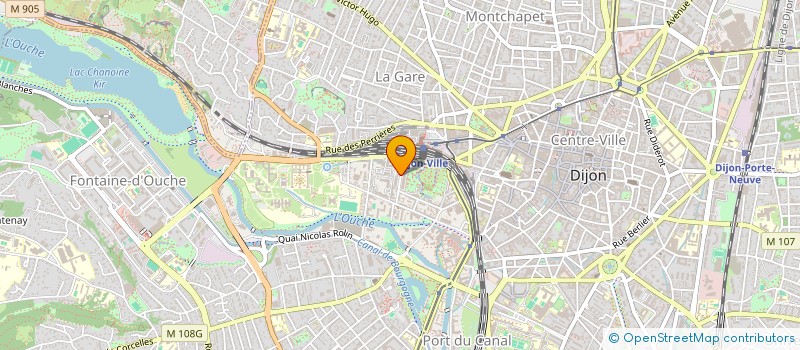 localisation de l'entreprise BBG  DIJON