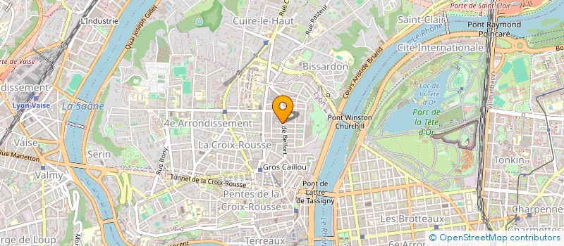 localisation de l'entreprise BBG  LYON