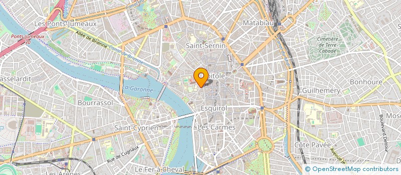 localisation de l'entreprise BBG à TOULOUSE