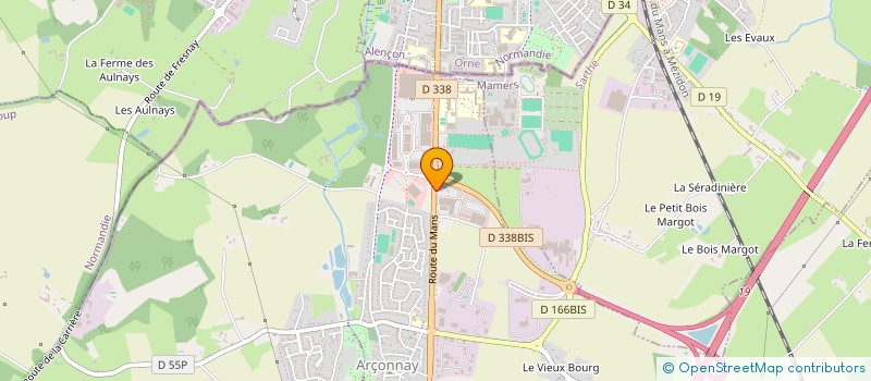 localisation de l'entreprise BBG  ARCONNAY