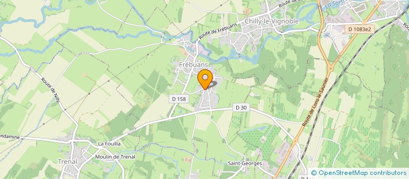 localisation de l'entreprise BBG CONSULTING  FREBUANS