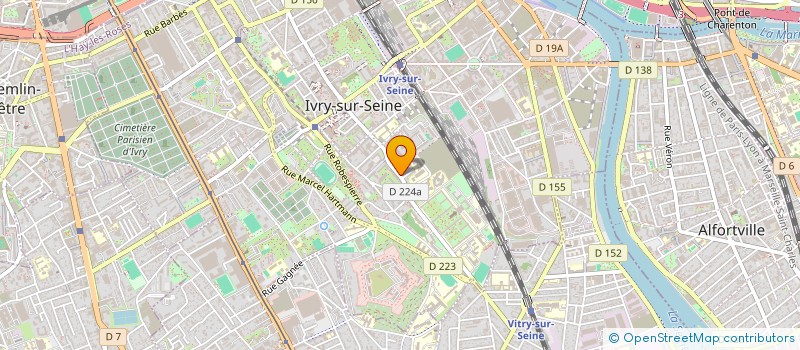 localisation de l'entreprise BBG EDITIONS  IVRY-SUR-SEINE