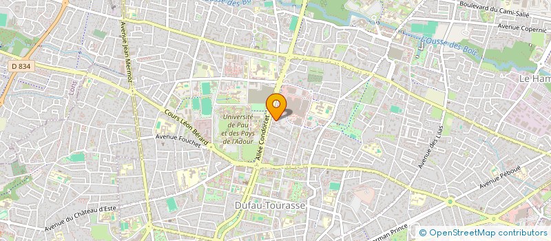 localisation de l'entreprise BBGM à PAU