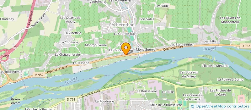 localisation de l'entreprise BBGP  ROCHECORBON