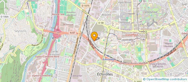 localisation de l'entreprise BBH  ECHIROLLES