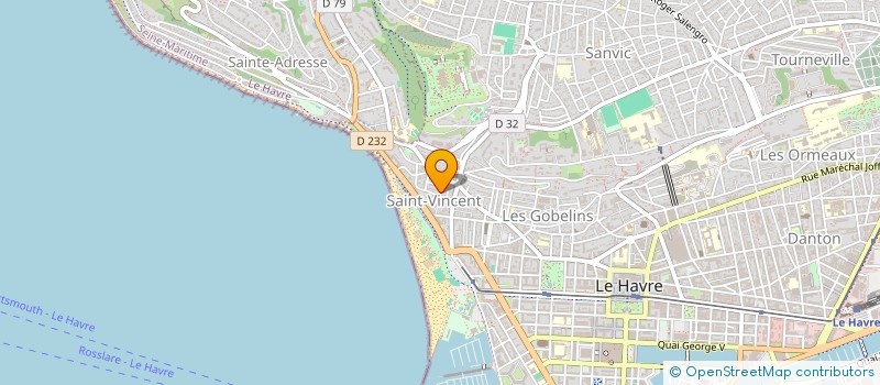 localisation de l'entreprise BBH  LE HAVRE