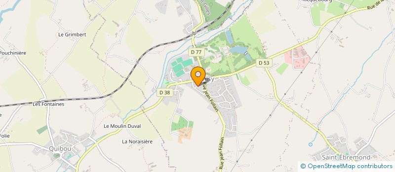 localisation de l'entreprise BBH  CANISY