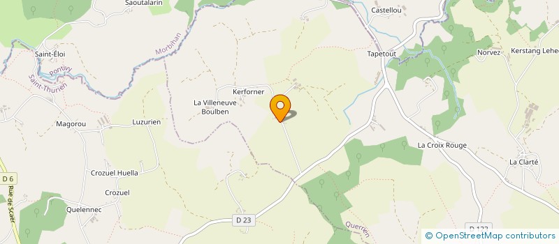 localisation de l'entreprise BBH  QUERRIEN