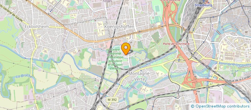 localisation de l'entreprise BBH-BATIEXPERT à STRASBOURG
