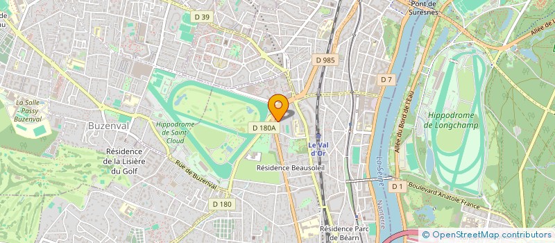 localisation de l'entreprise BBH CONSEIL à SAINT-CLOUD