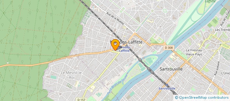 localisation de l'entreprise BBH CONSULTING  MAISONS-LAFFITTE
