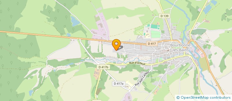 localisation de l'entreprise BBH INVESTISSEMENTS à BOURBONNE-LES-BAINS