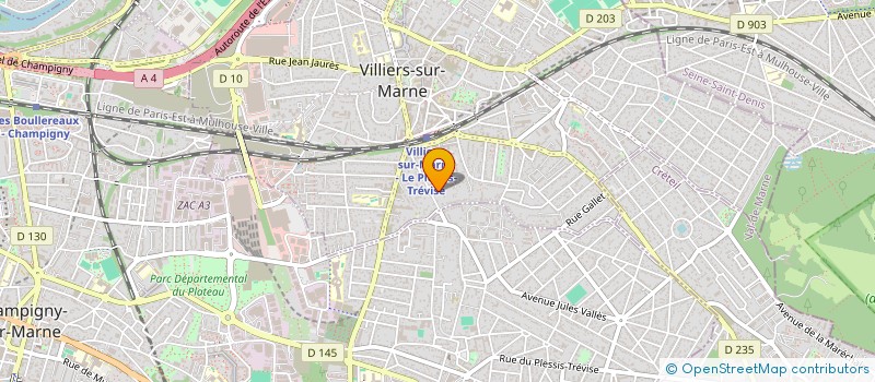 localisation de l'entreprise BBHM INVEST  VILLIERS-SUR-MARNE