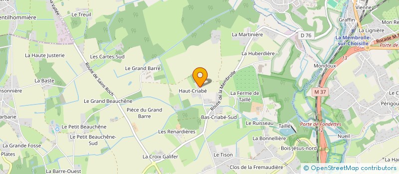 localisation de l'entreprise BBHR à FONDETTES
